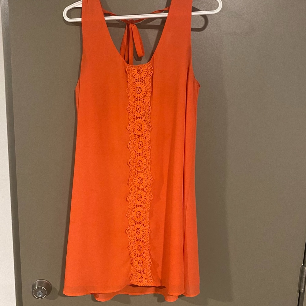 Orange dress